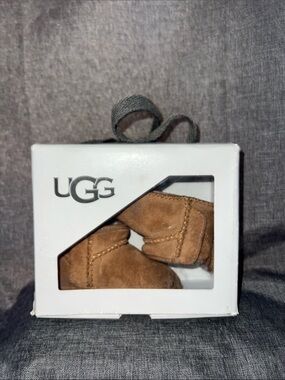 UGG Baby Chestnut Suede Cozy Booties